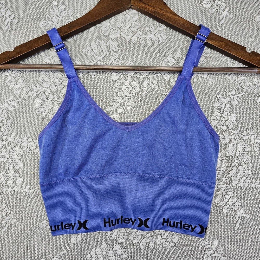 Hurley Sports Bra Women's XS Adjustable Straps Seamless Comfort Breathable READ‎